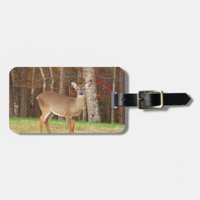 Étiquette À Bagage Un cerf de rêve de chasseur (Devant horizontal)