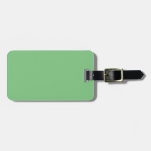 Étiquette À Bagage Un look vert pâle raffiné et élégant, couleur soli