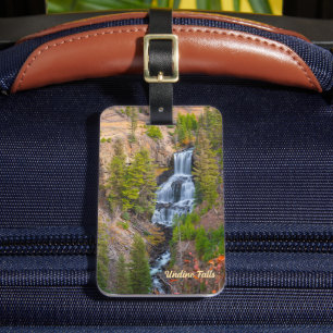 Étiquette À Bagage Undine Falls Lava Creek Parc national Yellowstone