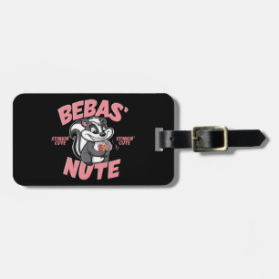 Étiquette À Bagage Une peau de dessin animé avec un sourire ringard