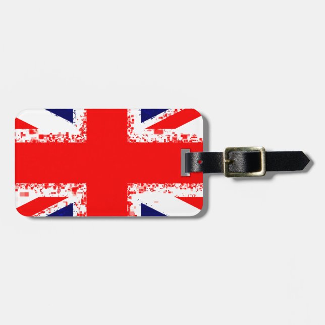 Étiquette À Bagage Union jack londres (Devant horizontal)