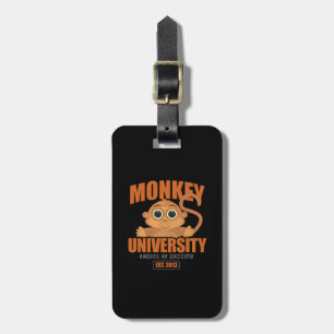 Étiquette À Bagage Université Monkey