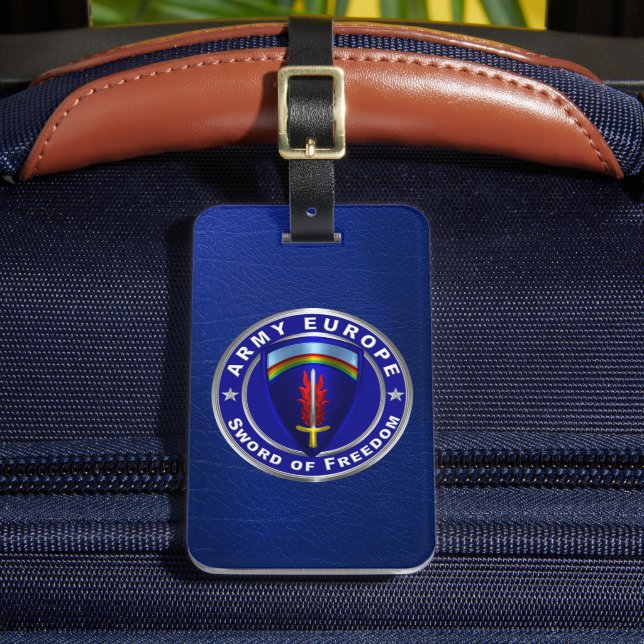 Étiquette À Bagage USAREUR Army Europe (Insitu Rectoal 2)