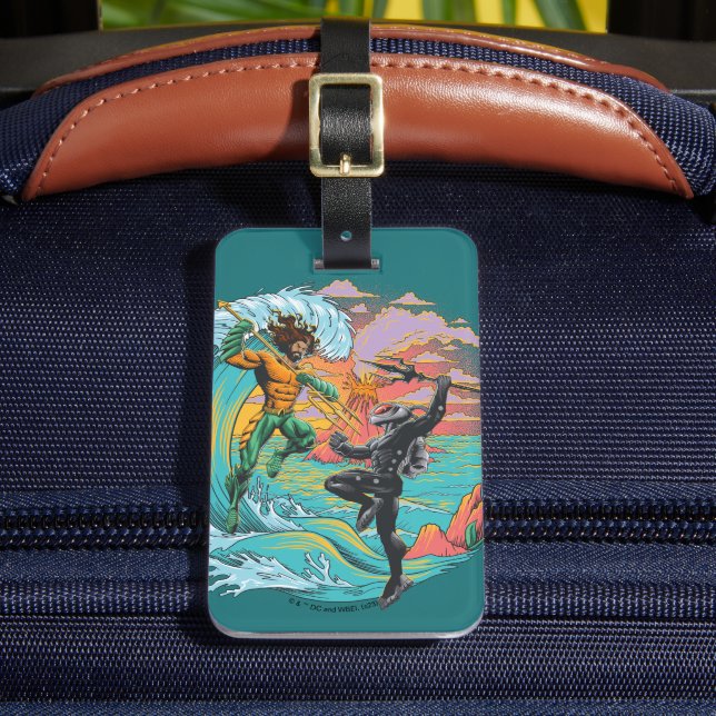 Étiquette À Bagage Vague marémotrice Aquaman & Black Manta (Insitu Rectoal 2)