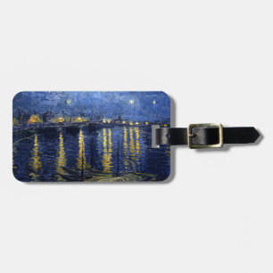 Étiquette À Bagage Van Gogh : Nuit étoilée au-dessus du Rhône