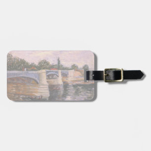 Étiquette À Bagage Van Gogh Seine River avec Pont del Grande Jette
