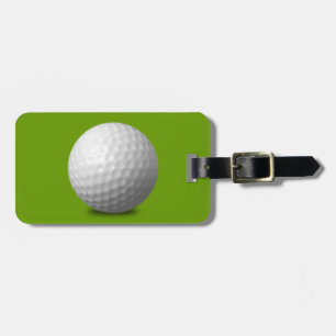 ÉTIQUETTE À BAGAGE VECTEUR DE GOLF BALL ICON GRAPHIQUES VERTS SPORTS 
