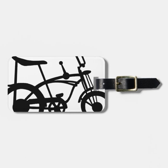 Étiquette À Bagage VÉLO CLASSIQUE de PASTENAGUE du VÉLO BICYLE (Devant horizontal)