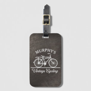 Étiquette À Bagage Vélo rétro Vintage personnalisé
