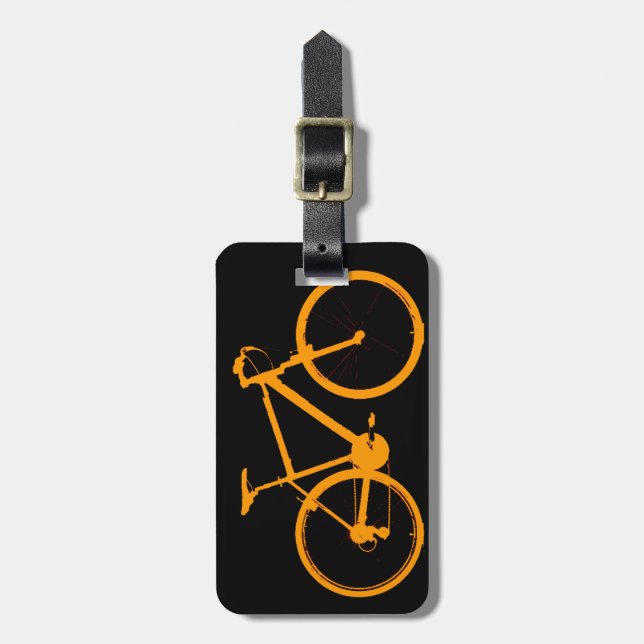 Étiquette À Bagage vélo - vélo + vélo (Devant Vertical)