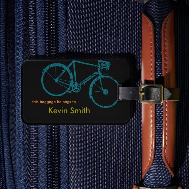 Étiquette À Bagage vélo - vélo + vélo (Insitu Rectoal 4)