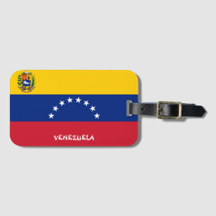 Étiquette À Bagage Venezuela Drapeau National Patriotique