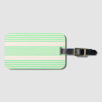 Vert et beige cinq rayures motif