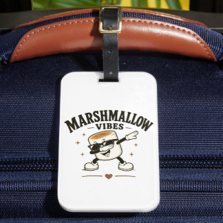Étiquette À Bagage Vibes de marshmallow
