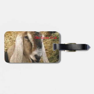 Étiquette À Bagage Vieille étiquette de club de chèvres