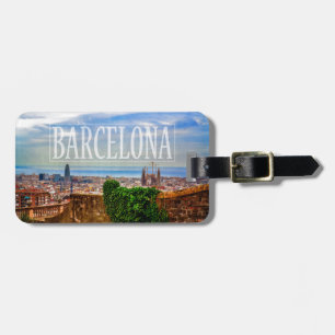 Étiquette À Bagage Ville de Barcelone