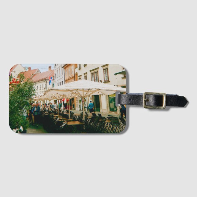 Étiquette À Bagage Ville de Ljubljana (Devant Horizontal)