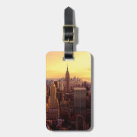 Ville d'horizon de New York avec l'état d'empire
