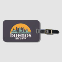Ville Vintage de Buenos Aires Skyline Cityscape Ar