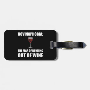 Étiquette À Bagage Vin de Novinophobia