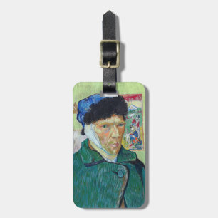 Étiquette À Bagage Vincent van Gogh - Autoportrait avec oreille bandé
