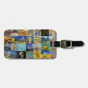 Étiquette À Bagage Vincent van Gogh - chefs-d'oeuvre Mosaic Patchwork