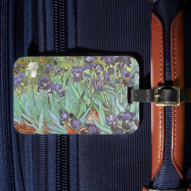 Étiquette À Bagage Vincent van Gogh - Irises (Insitu Rectoal 4)