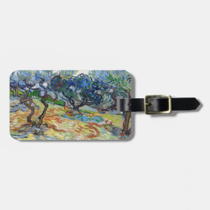 Étiquette À Bagage Vincent van Gogh - Oliviers : Ciel bleu vif