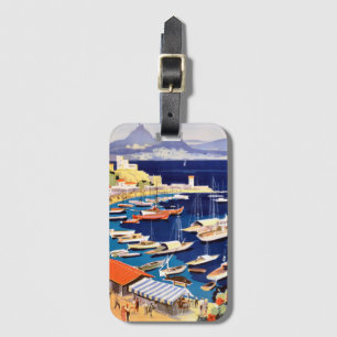Étiquette À Bagage Vintage Athènes Grèce Voyage