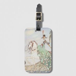 Étiquette À Bagage Vintage Fairy Tale, Princesse Minette, Kay Nielsen