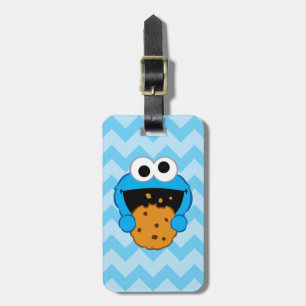 Étiquette À Bagage Visage du cookie