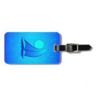 Voilier bleu de vecteur