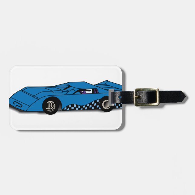 Étiquette À Bagage Voiture de course (Devant horizontal)