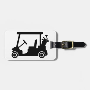 Étiquette À Bagage Voiture de golf