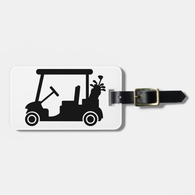 Étiquette À Bagage Voiture de golf (Devant horizontal)