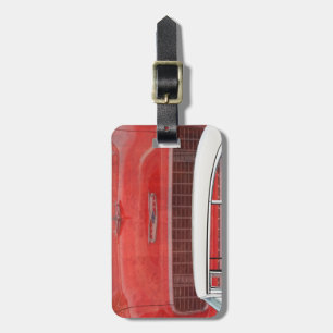 Étiquette À Bagage Voitures classiques Chevy Bel Air Dodge Rouge Blan