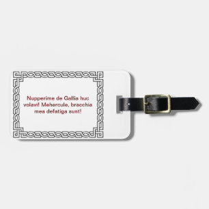 Étiquette À Bagage Volavi de huc de Nupperime de Gallia ! Étiquette