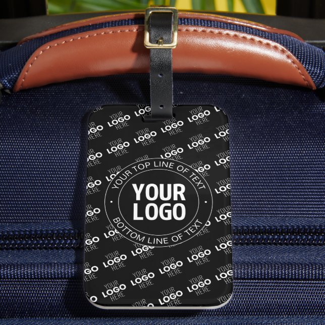 Étiquette À Bagage Votre logo et votre texte personnalisable avec Mot (Insitu Rectoal 2)