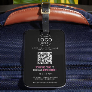 Étiquette À Bagage Votre propre logo Carte de visite moderne avec cod