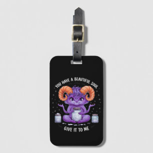 Étiquette À Bagage Vous avez une belle âme Satanic Baphomet
