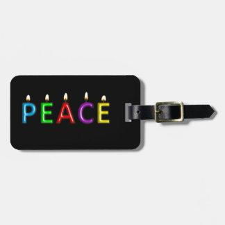 Étiquette À Bagage Voyage avec PEACE