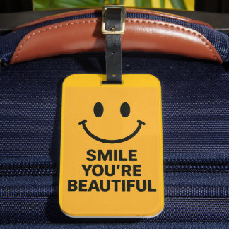 Étiquette À Bagage Voyage dans le style | Balise de bagage tendance ✈