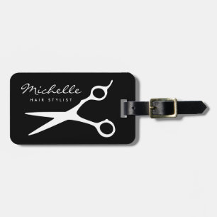 Étiquette À Bagage Voyage d'un coiffeur de coiffure de marque