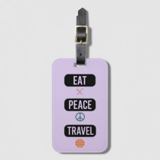 Étiquette À Bagage Voyage pour la paix