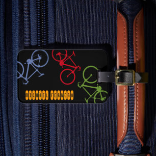 Étiquette À Bagage Voyageur de vélo