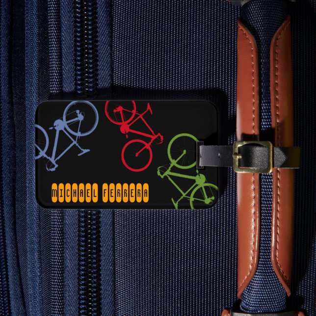 Étiquette À Bagage Voyageur de vélo (Insitu Rectoal 4)