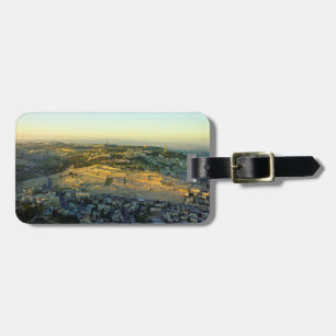 Étiquette À Bagage Vue aérienne du Mont des Oliviers Jérésalem Israël