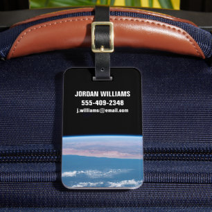 Étiquette À Bagage Vue Sur La Côte Sud-Ouest De L'Afrique.