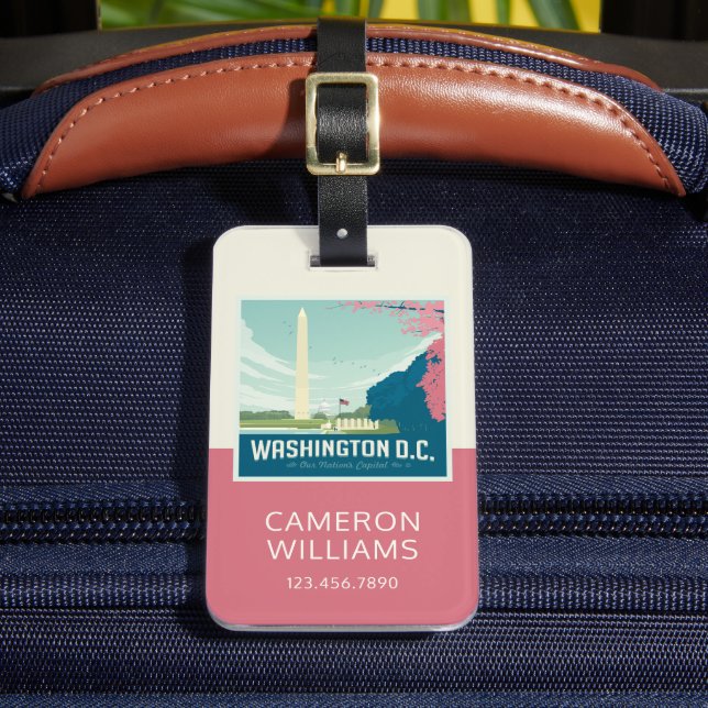Étiquette À Bagage Washington DC | La capitale de notre nation (Insitu Rectoal 2)