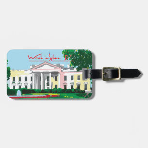 Étiquette À Bagage Washington DC - Maison Blanche